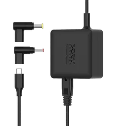 Port Alimentation GaN 65W pour DELL - 2 embouts - Noir