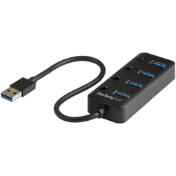 StarTech Hub - USB 3 4-Port with On/Off Switches