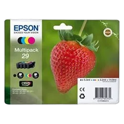Epson Pack Cartouche Fraise Claria Home Noir et Couleurs N°29