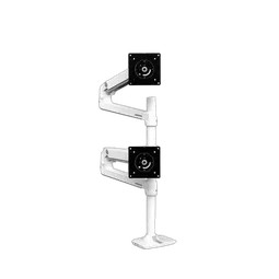 Ergotron LX DUAL STACKING ARM TALL POLE BWT.