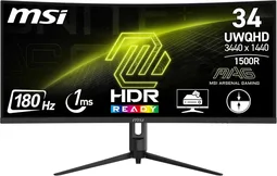 MSI MAG 342CQR E2 - 34"CURVE UWQHD 180Hz VA 4ms AdaptiveSync-Seconde Vie