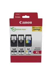 Canon Multipack Noires*2 + Couleur - PG-560XLx2/CL-561XL MULTI
