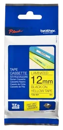 Brother Tape/12mm black on yellow f P-Touch TZE
