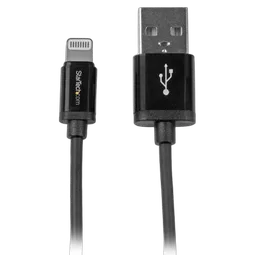 StarTech 1m Black 8-pin Lightning to USB Cable