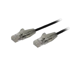 StarTech Cable - Black Slim CAT6 Patch Cord 3m