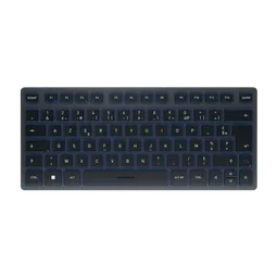 Cherry KW 7100 Mini 75% - Membrane - Sans-Fil - Bleu