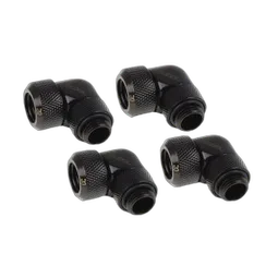 Alphacool Fittings Eiszapfen 16mm coudé 90° - Pack de 4