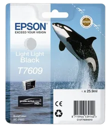 Epson Ink/T7609 Killer Whale 25.9ml LLBK