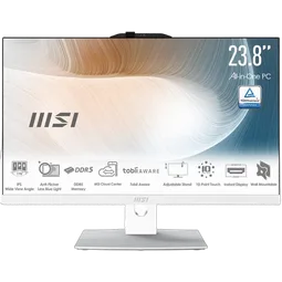 MSI Modern AM242TP 1M-1854FR - 23.8" tact FHD C7-150U 16Go 1To W11P Blanc