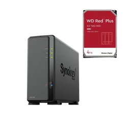 Synology DS124 - 1 Baie avec 1 disque de 4To