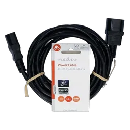 Nedis Rallonge IEC C14 vers IEC C13 - 3m - Noir