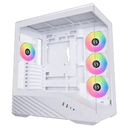 Lian-Li Vector V100 RGB Blanc - MT/Sans Alim/E-ATX