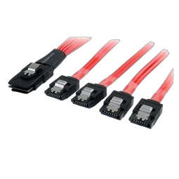 StarTech SAS Cable SFF-8087 to 4x Latching SATA