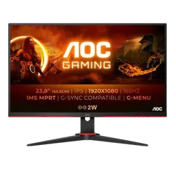 AOC 24G2SPU/BK - 23.8" FHD 165Hs IPS 1ms Pivot-Seconde Vie