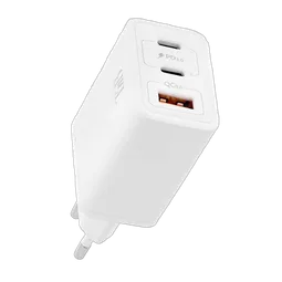 T'nB Chargeur secteur GaN Power Delivery 65W - 3 ports - Blanc