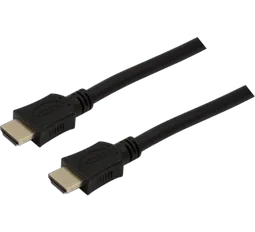 Câble HDMI 2.0 HighSpeed + Ethernet mâle/mâle - 5m - Noir