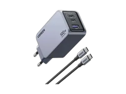 UGREEN Chargeur secteur 100W 3 ports + Câble USB-C - 1,5m