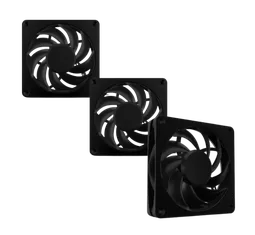 Alphacool Apex Stealth Metal 120mm - 2000rpm Noir Pack de 3