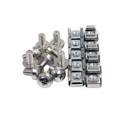 StarTech 100 Pkg M6 Mounting Screws and Cage Nuts