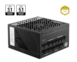 MSI ATX 850W - 80+ Gold - MPG A850GS PCIE5 Noir