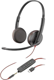 HP POLY BW C3225 STEREO USB-C HS