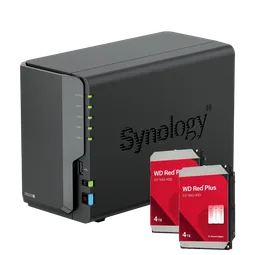 Synology DS225+ - 2 Baies avec 2 disques de 4To RED Plus
