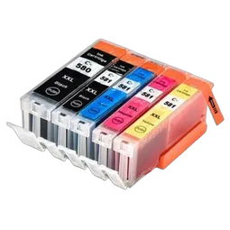 Compatible Canon Pack cartouches PGI-580XXL BK + CLI-581 BK/C/M/Y