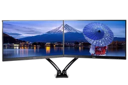 Iiyama DS3002C-B1 Bras pneumatique pour deux moniteurs bureautiques 27" max