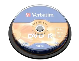 Verbatim DVD-R/4.7GB 16xspd ADVANCEDAZO10 Spindle