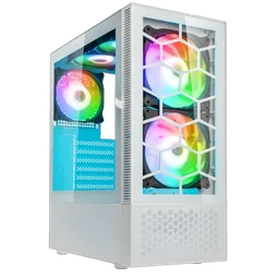 Kolink Observatory MX Glass ARGB Blanc - MT/Sans Alim/ATX