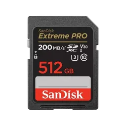 Sandisk EXTREME PRO 512GB SDXC MEMORY
