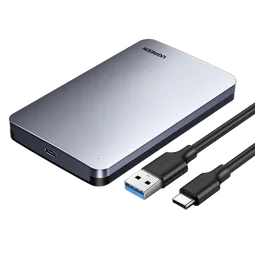 UGREEN USB-C 3.1 vers USB 3.0 pour HDD et SSD - 2.5"SATA - 6To - 0.50m - Gris