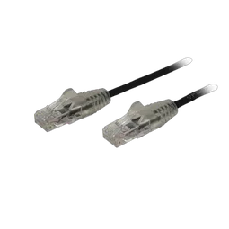 StarTech Cable - Black Slim CAT6 Patch Cord 1m