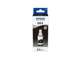 Epson Ink/T6641 Colour Bottle 70ml BK