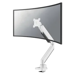 NewStar Desk mount 10-49" desk clamp WHITE Plus