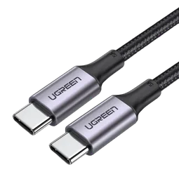 UGREEN Câble USB-C vers USB-C - 100W - Tressé - 2m - Noir