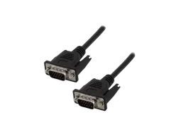 MCL Samar Câble VGA HD15 Mâle/Mâle - 2m - Noir