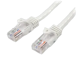 StarTech 2m White Snagless UTP Cat5e Patch Cable