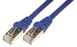 MCL Samar CABLE RJ45 Armoured 0.5M CAT6 Blue