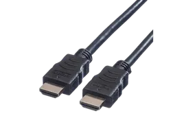 secomp Câble HDMI HighSpeed+Ethernet mâle/mâle - 1,8m - Noir