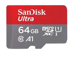 Sandisk Micro SDXC 64Go Class 10 A1 + SD Adapter SDSQUAB-064G-GN6MA