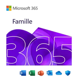 Microsoft 365 Famille - 1 an/ 6 personnes