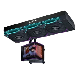 Lian-Li HydroShift II OLED Curved Fanless noir