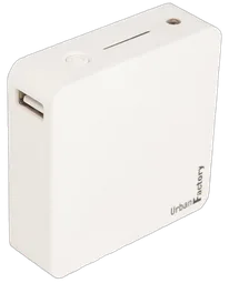 Urban Factory Banque d'alimentation 6000 mAh - USB-A - Blanc