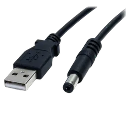 StarTech 2m USB to 5.5mm Type M Barrel Cable