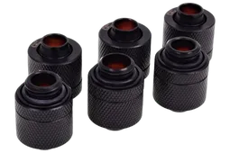 Alphacool HF Fitting - 13/10mm - 1/4" - Pack de 6 - Noir