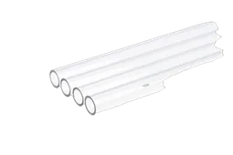Alphacool Tubes Rigide 16/13mm Acrylique - 80cm - Pack de 4