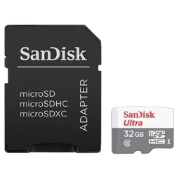 Sandisk 32GB Ultra microSDHC+SD Adapter