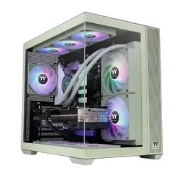 Thermaltake View 380 TG ARGB Matcha Green - MT/Sans Alim/ATX