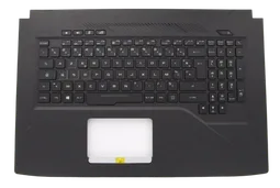 Asus Clavier noir rétroéclairé série ROG Strix Scar Edition